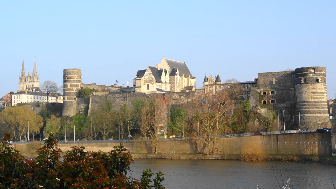 Cathédrale et château d'Angers - Anjou - Val de Loire